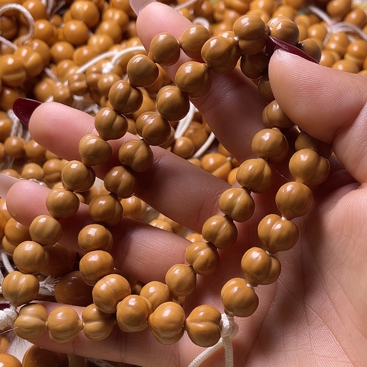 猴头核桃手串10尺寸镜面柯基屁桃手持全品无暇