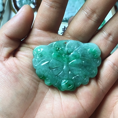 翡翠未镶嵌颈饰招**宝天然缅甸翡翠a货