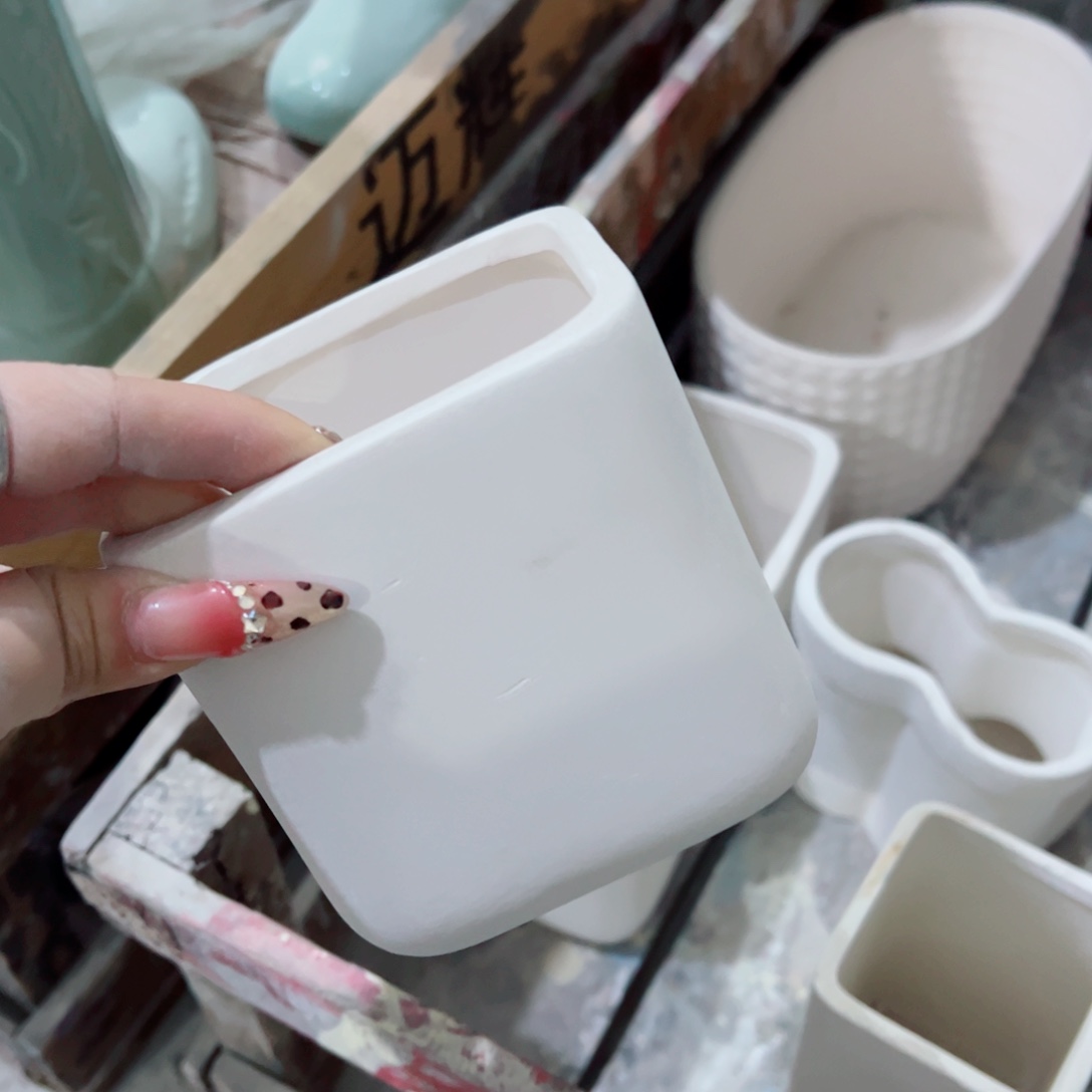 有孔，陶瓷花盆满10米包邮发货