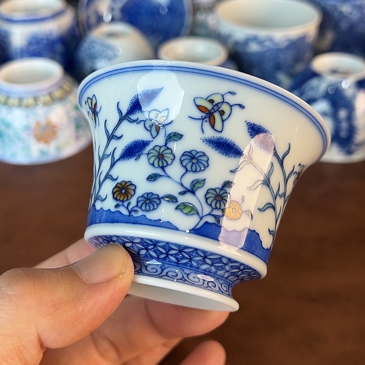 瓷片景德镇全手工手绘陶瓷