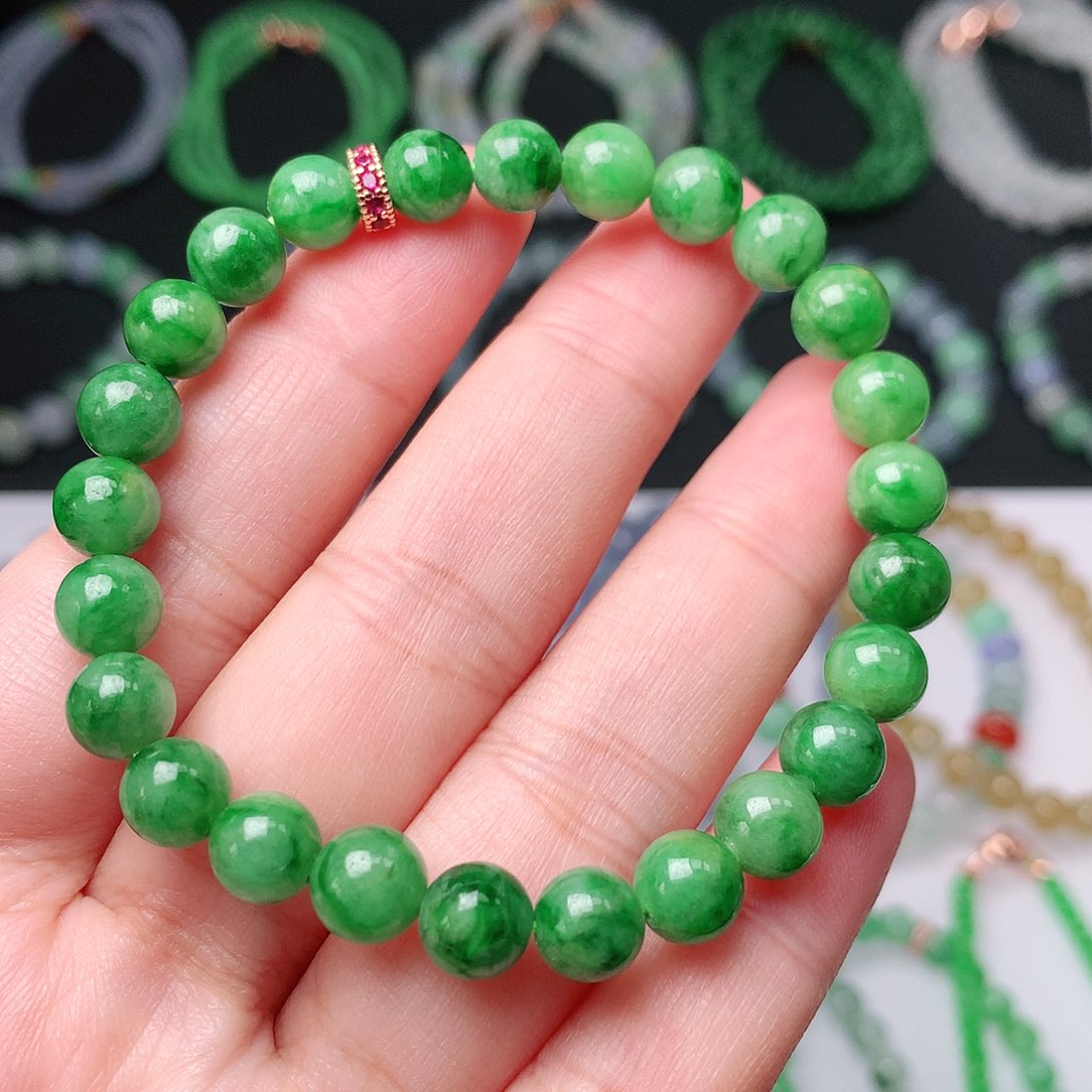 翡翠手链未镶嵌翡翠