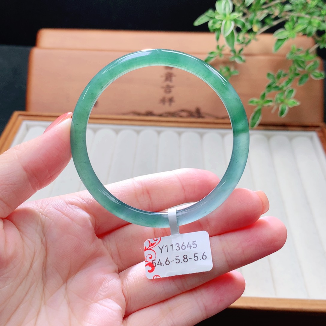 未镶嵌手镯（圆镯）翡翠6***5