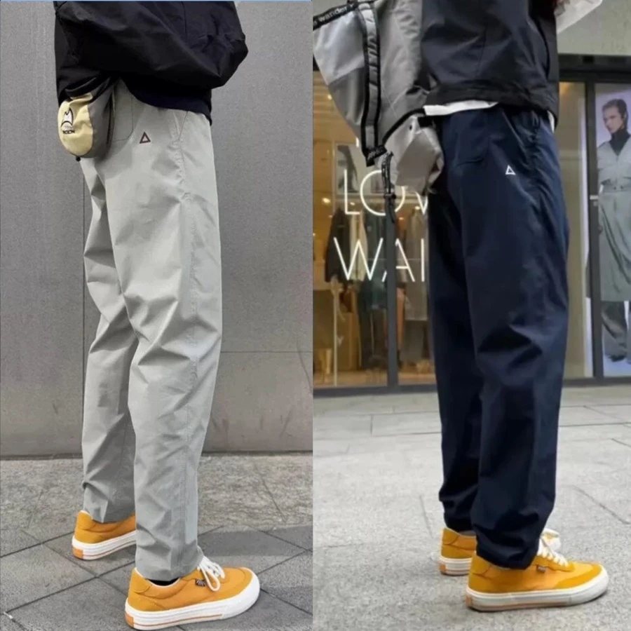 秋冬加绒加厚新款户外机能工装裤男女同款休闲软壳防风百搭长裤