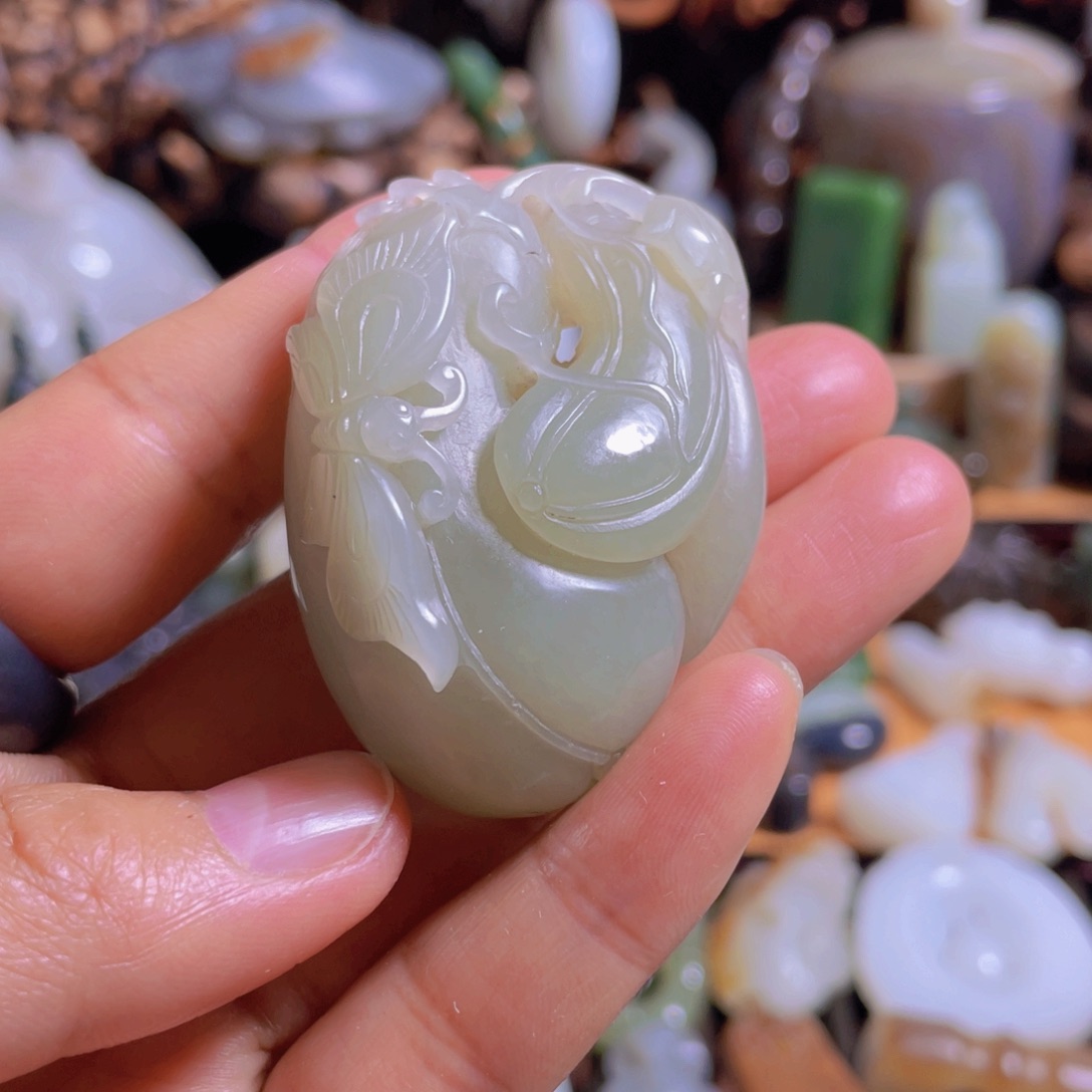 和田玉把件未镶嵌