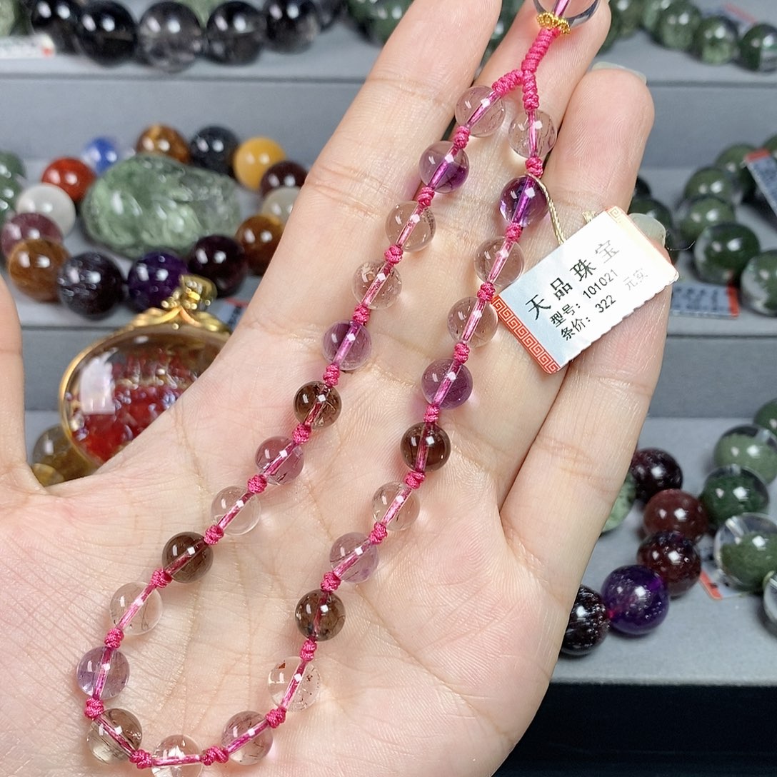 水晶未镶嵌手链超七101021