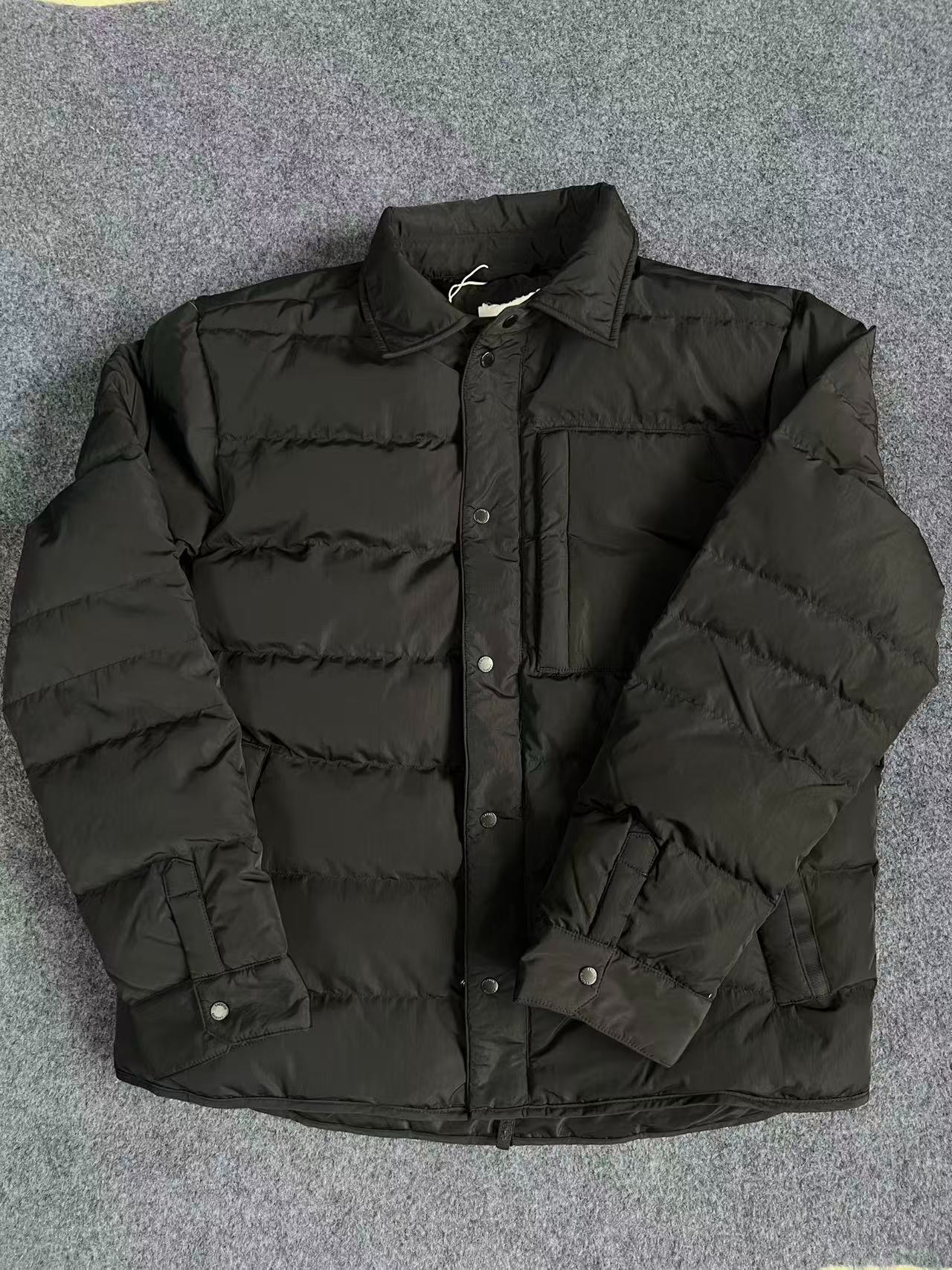 0709-翻领鹅绒羽绒服外套