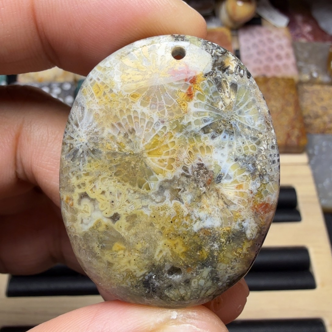 硅化玉未镶嵌纯天然色有机玉石保真色