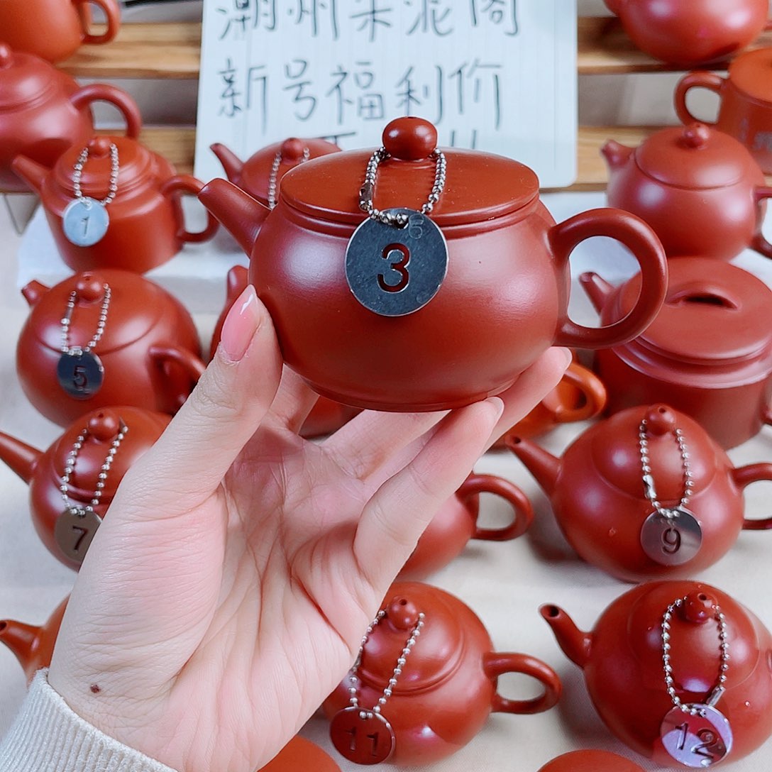 潮州朱泥壶古壶140