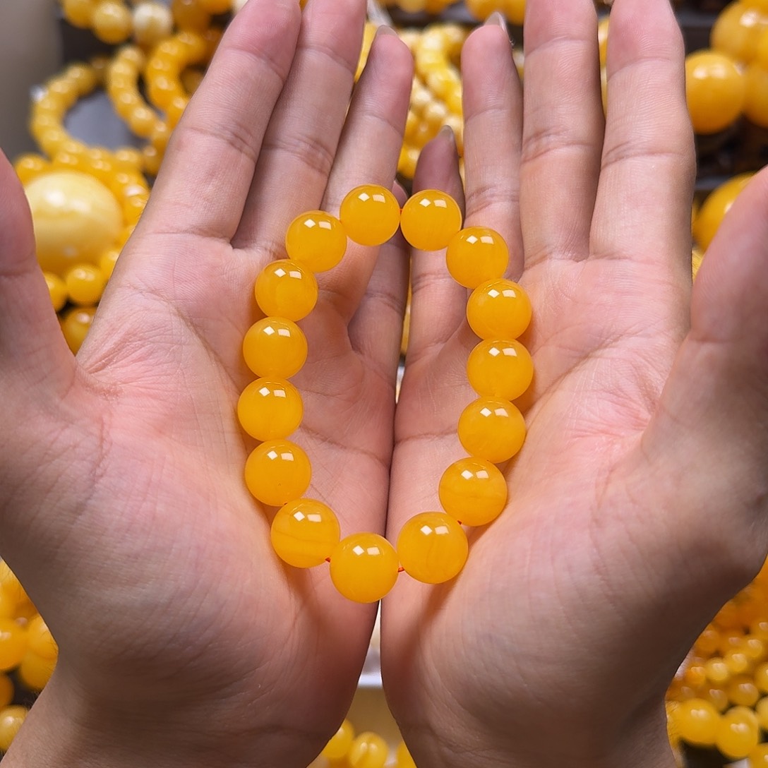 未镶嵌蜜蜡珠宝奇石同料14mm