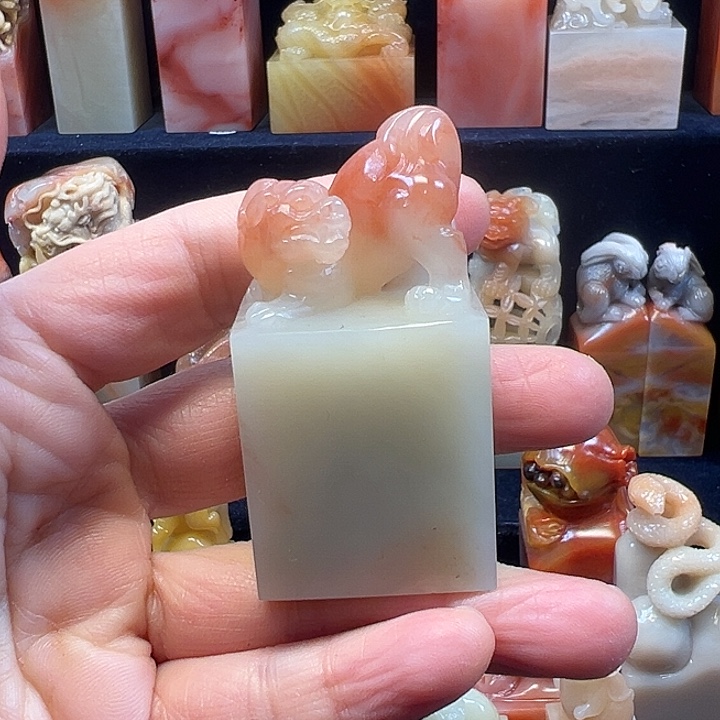 寿山石印石寿山石手工雕刻