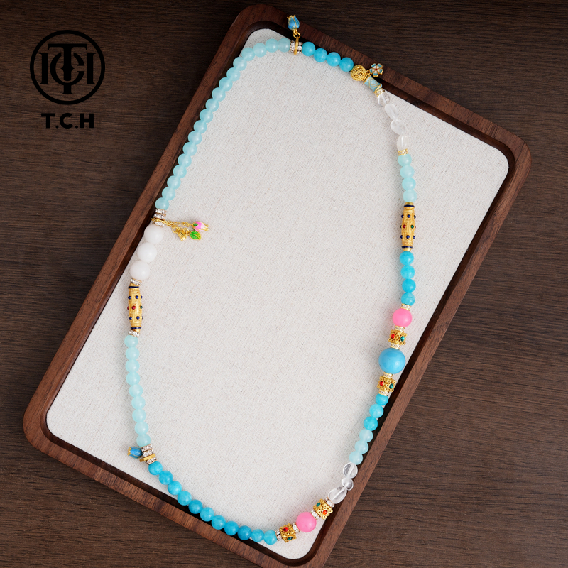 非金属珐琅项链 TCH私服原创手工百搭时尚轻奢项链T75B68E5016