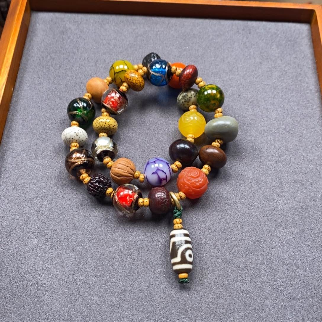 菩提把件未镶嵌十八籽