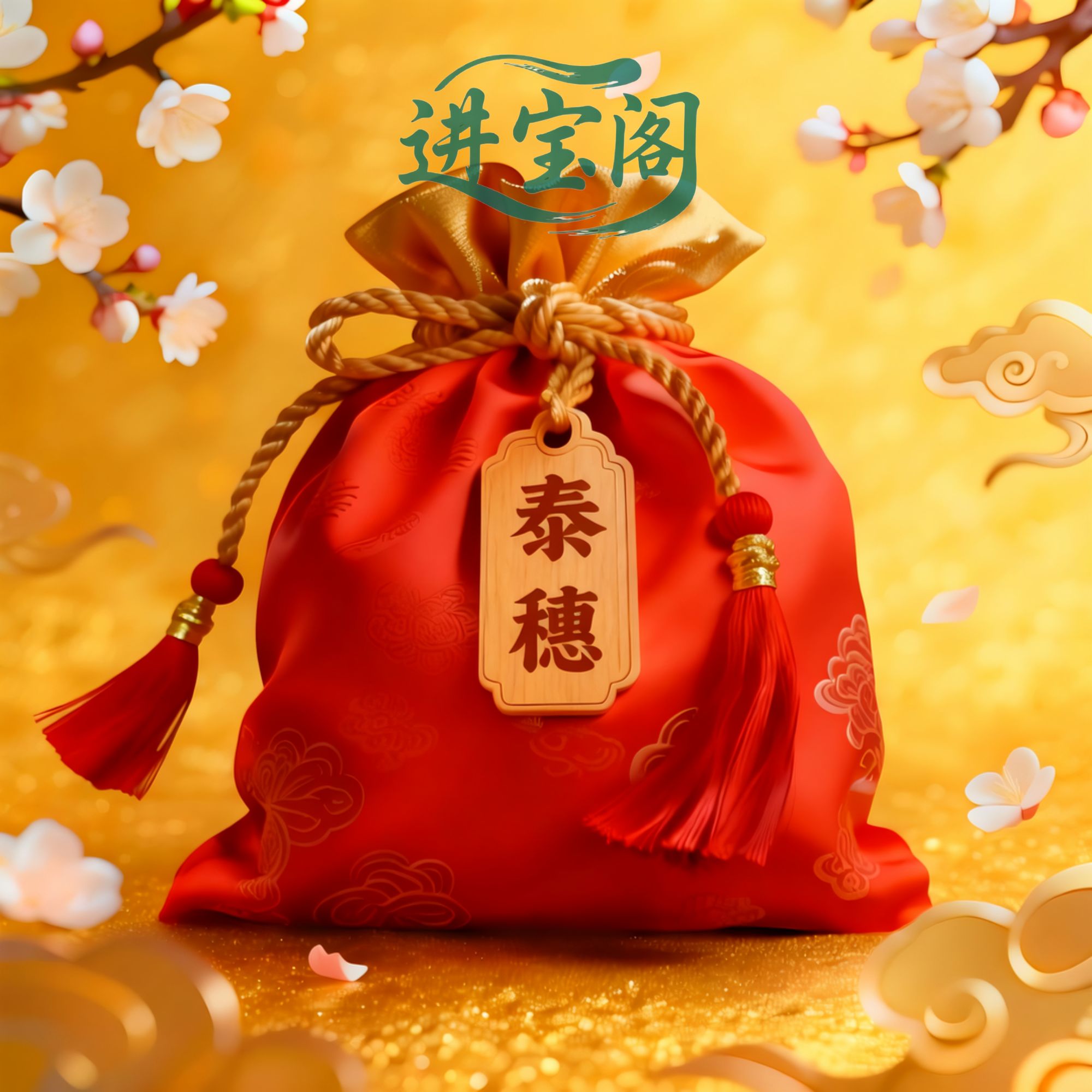 【顺丰包邮】1号太虽手绘卡生肖福袋挂饰