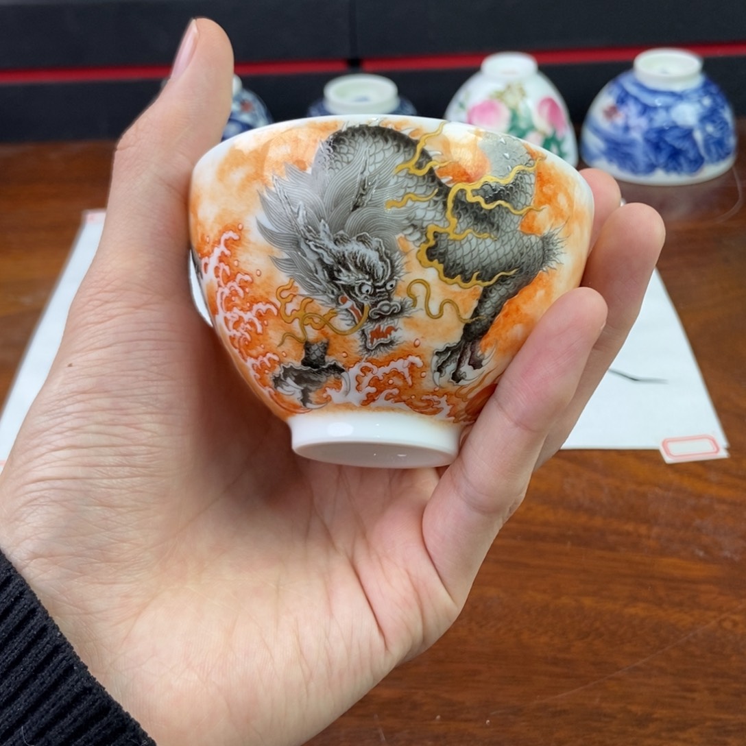 杯景德镇手绘陶瓷艺术