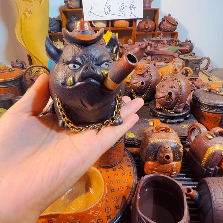 茶壶紫砂纯手工制作过程就是