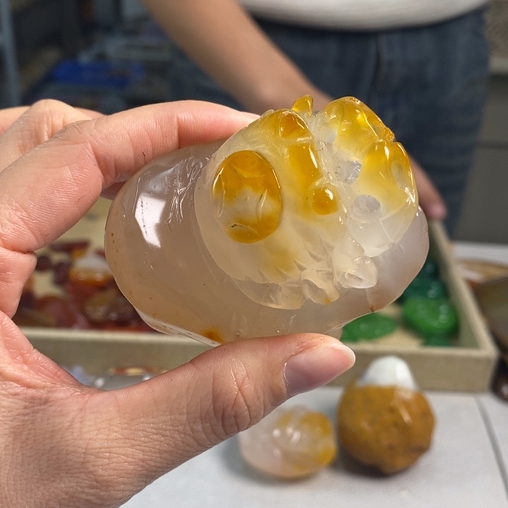 玛瑙/玉髓吊坠(不含链)未镶嵌