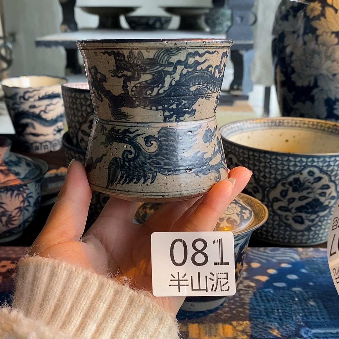 陶手工手绘青花高温陶瓷