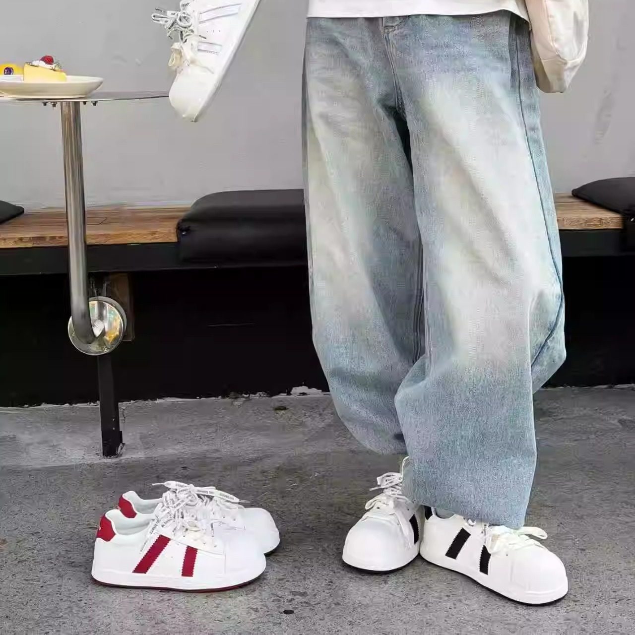 2026春季新款小白鞋板鞋时尚百搭舒适休闲鞋韩版贝壳鞋女鞋601-1