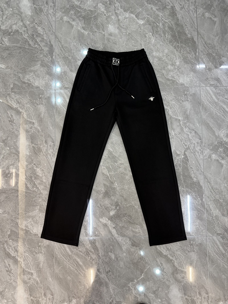 休闲裤宽松型潮流直筒裤口袋百搭冬季长裤刺绣裤子