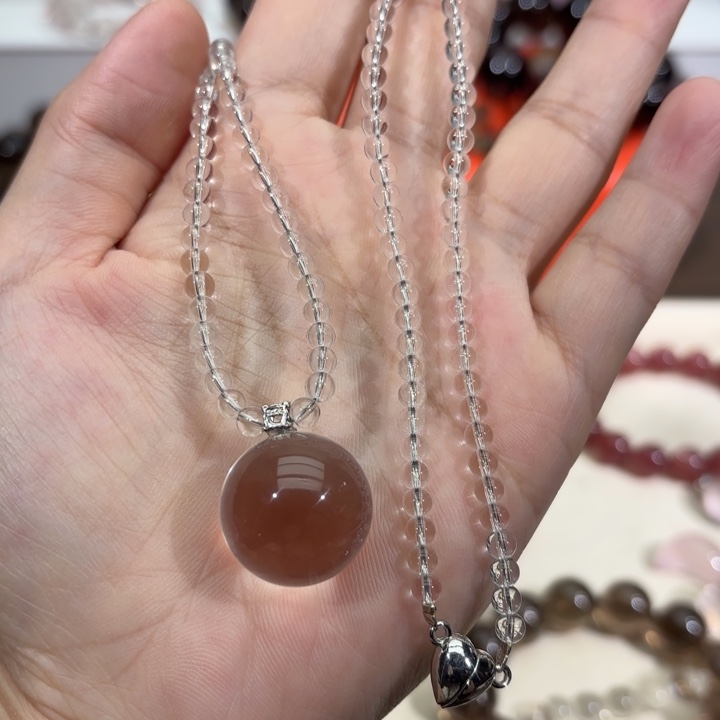 未镶嵌手链水晶吊坠20