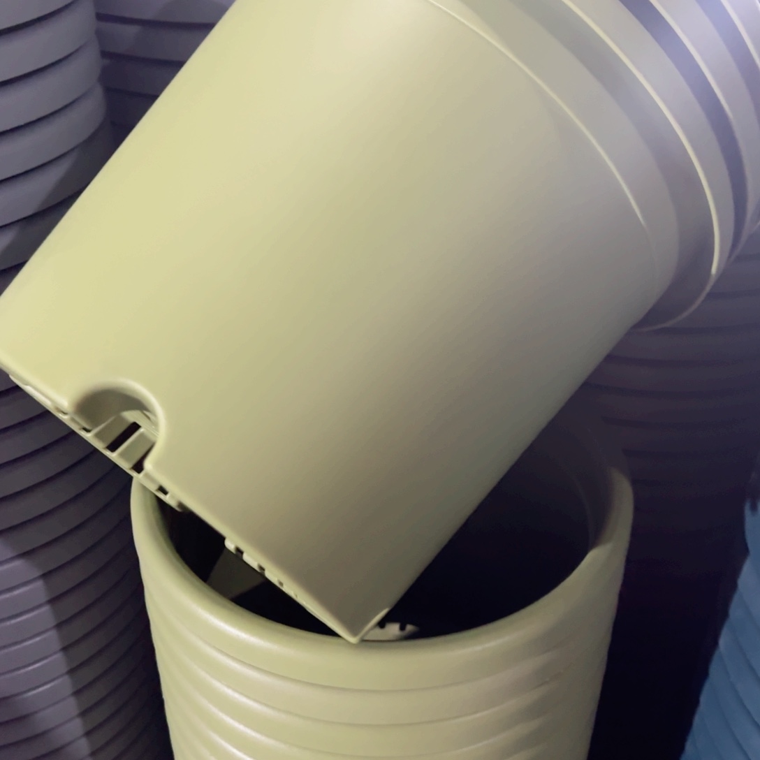 树脂四季盆4#无拖果绿微瑕8