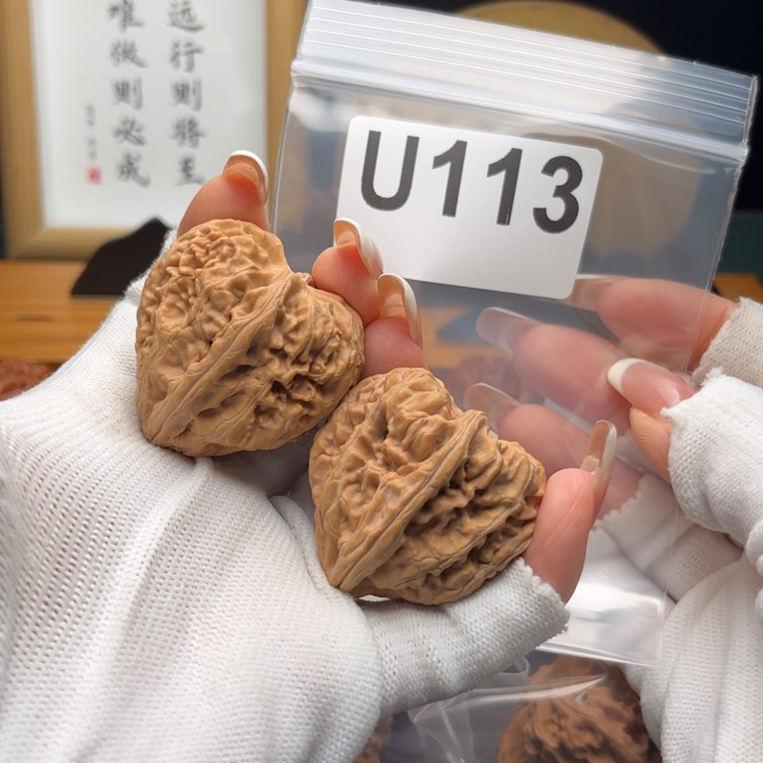 文玩核桃把件38龙葵u113