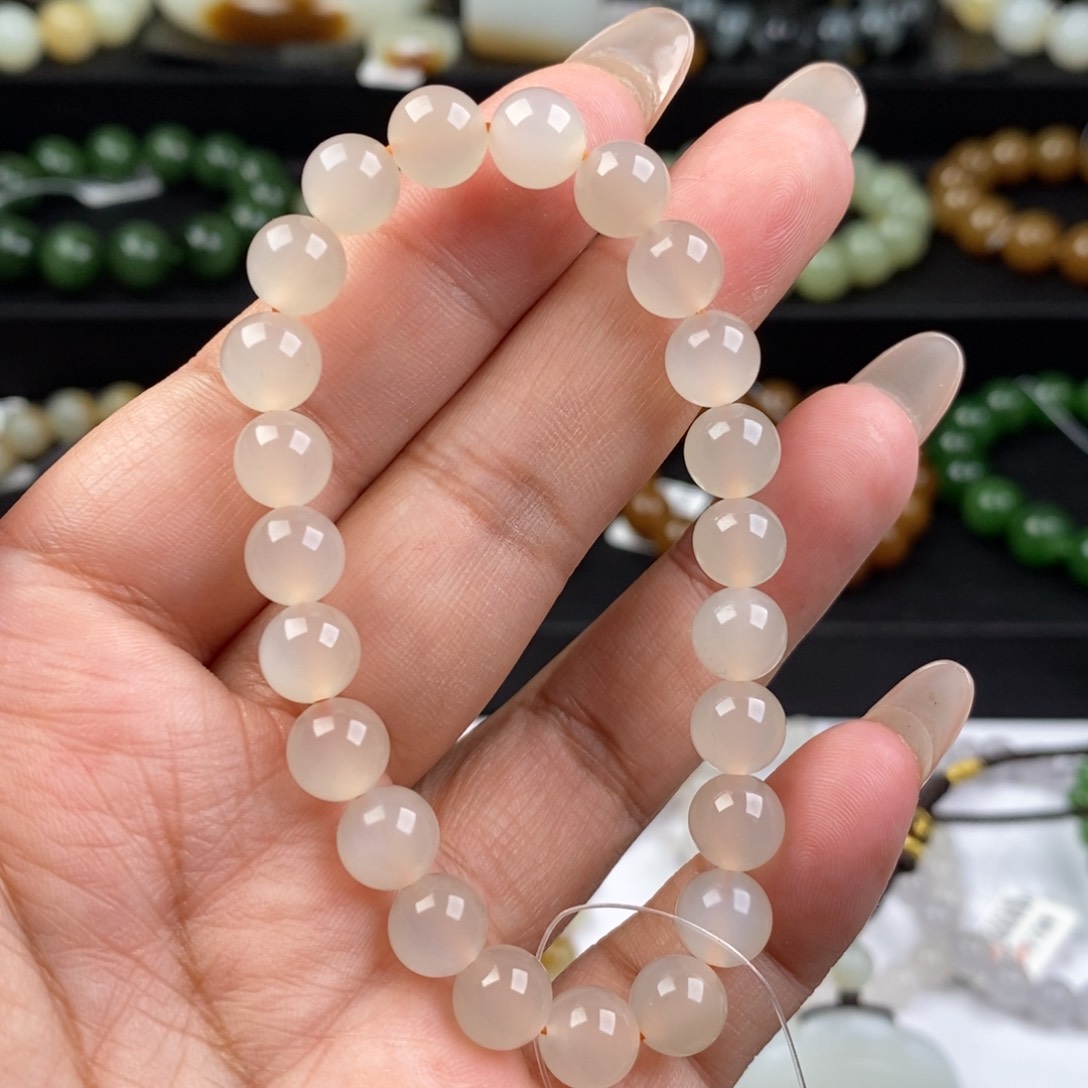 和田玉手串未镶嵌