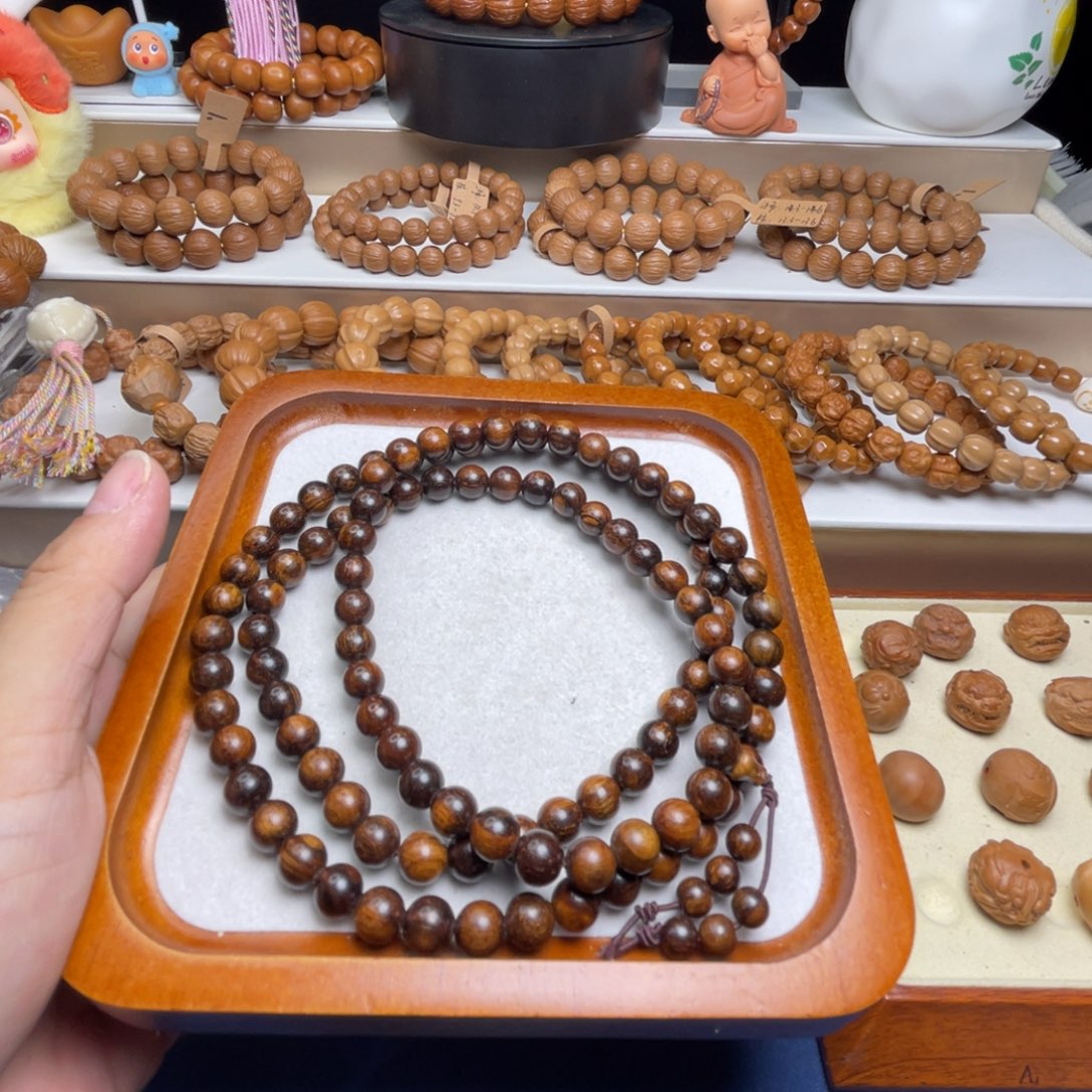 木质类贡木108长串8+（不退不换）