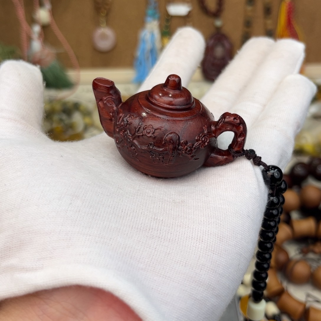 木紫檀木手把件摆件