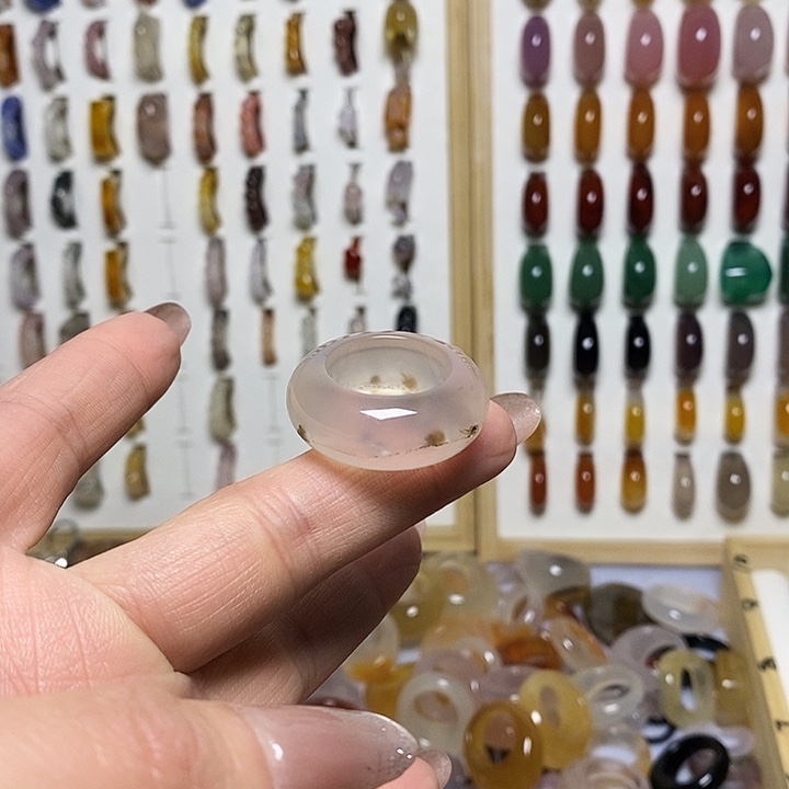 玛瑙/玉髓合金戒指