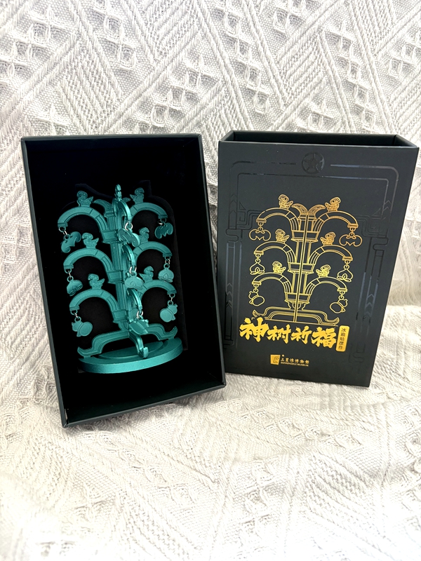 三星堆博物馆文创神树祈福冰箱贴旅游纪念品伴手礼送朋友