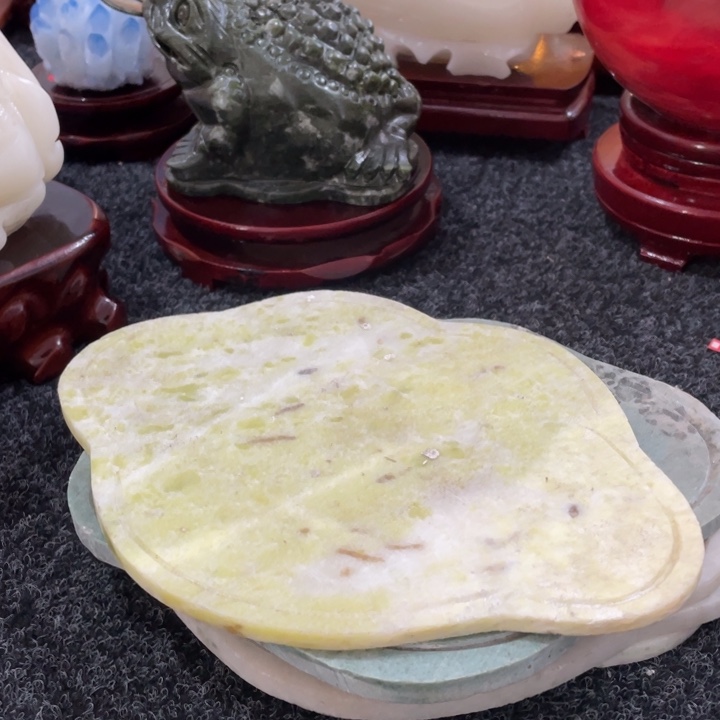 下***亮玉原石玉盘特价款