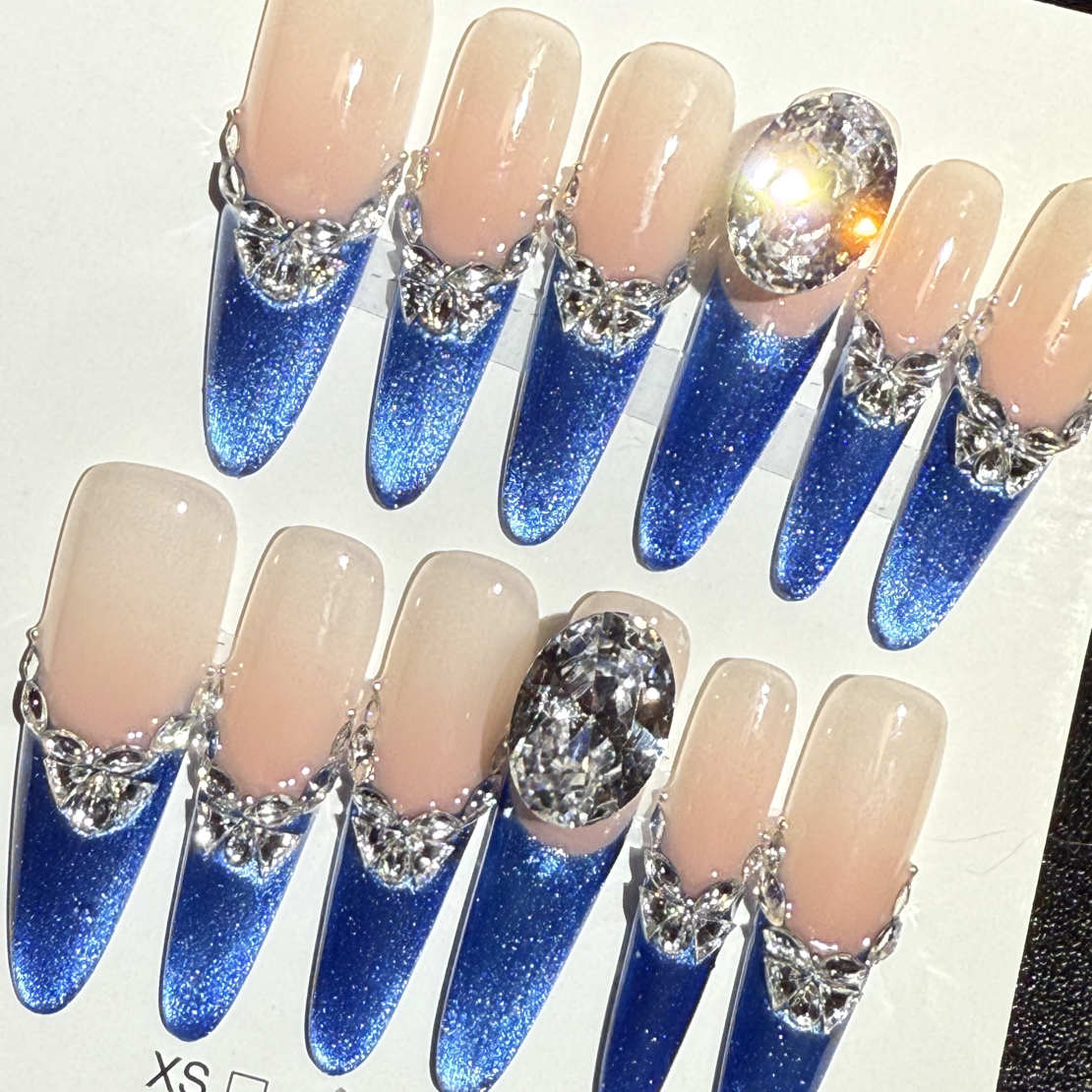 【秋秋手工穿戴甲】大星锆拍下备注编码