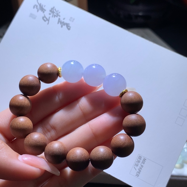 翡翠散珠特价粉紫珠珠卡12.9