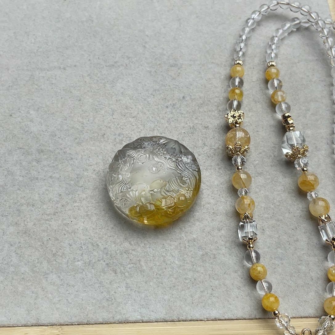 s***a水晶未镶嵌吊坠(不含链)