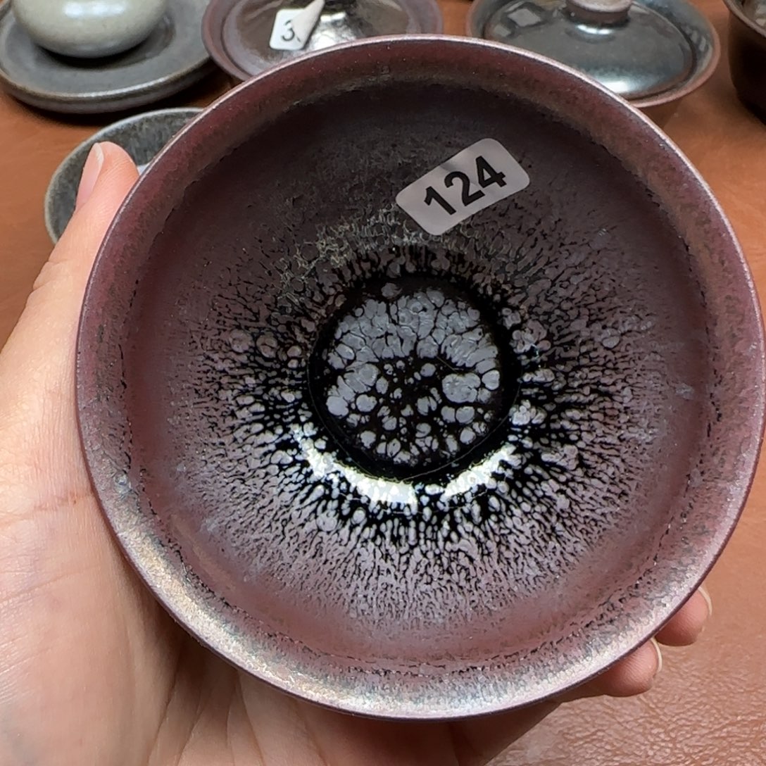 茶盏龙窑柴烧原矿原釉（微瑕）124