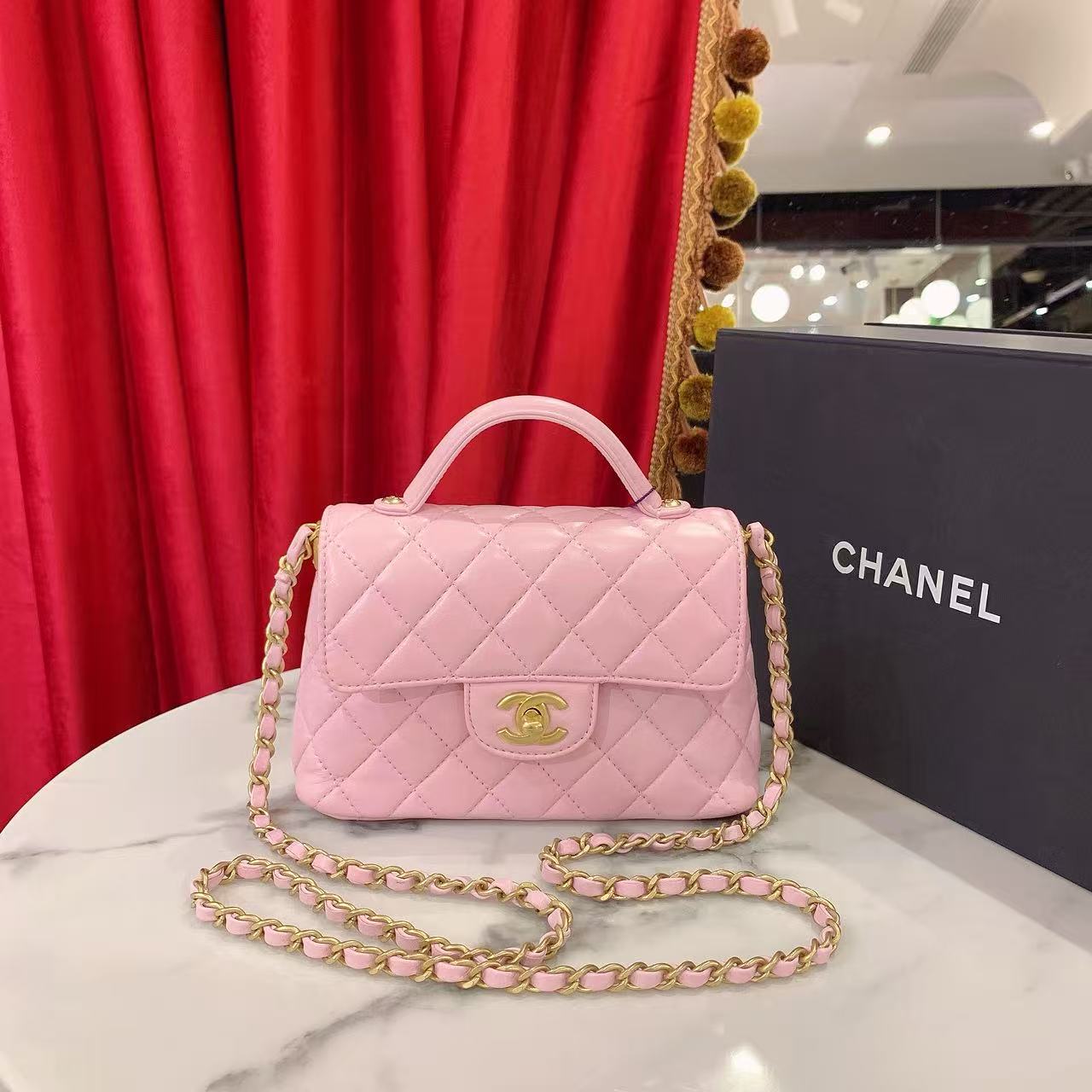95新 Chanel/香奈儿 GGS香奈儿25p kelly羊单肩包芯片款41995935
