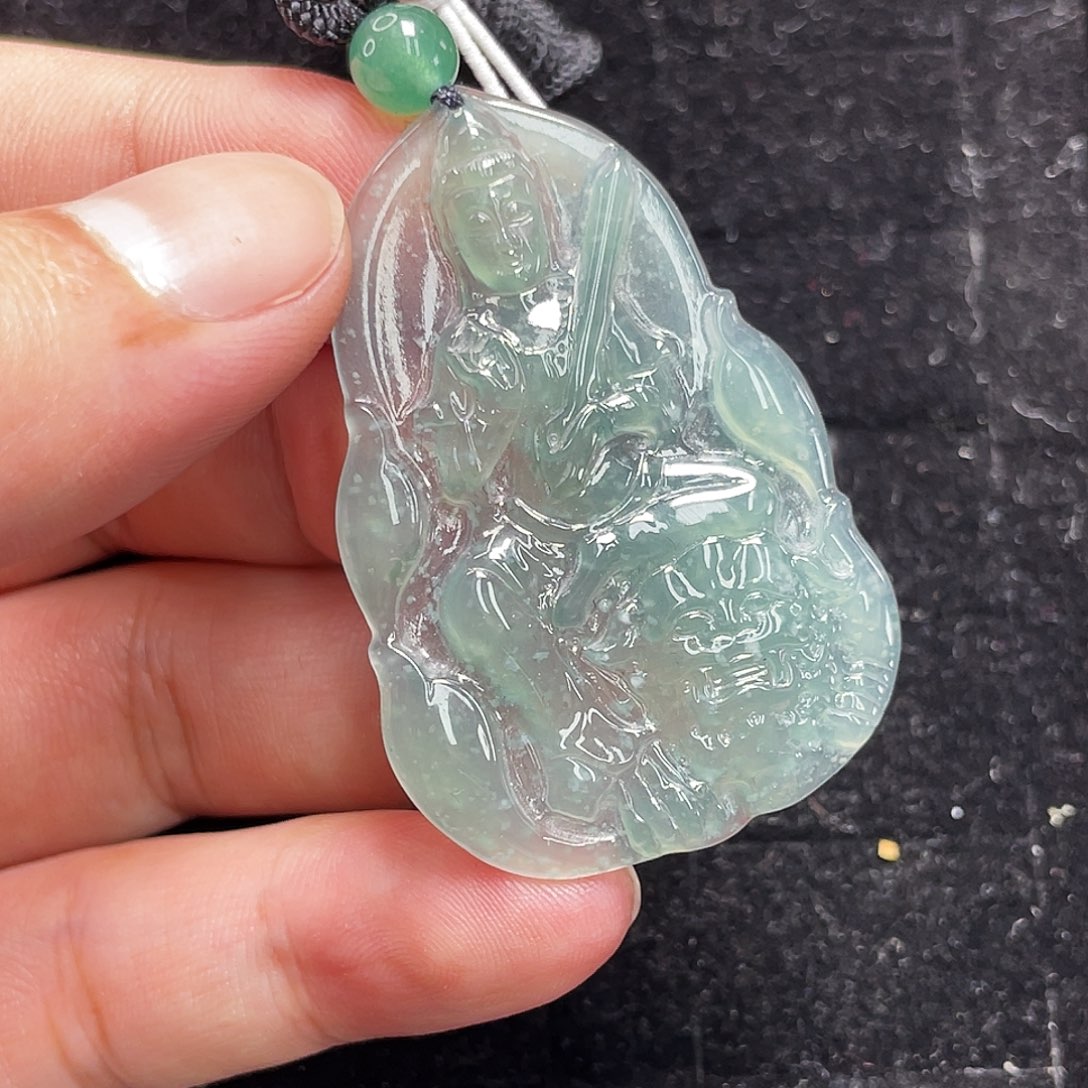翡翠未镶嵌颈饰6，