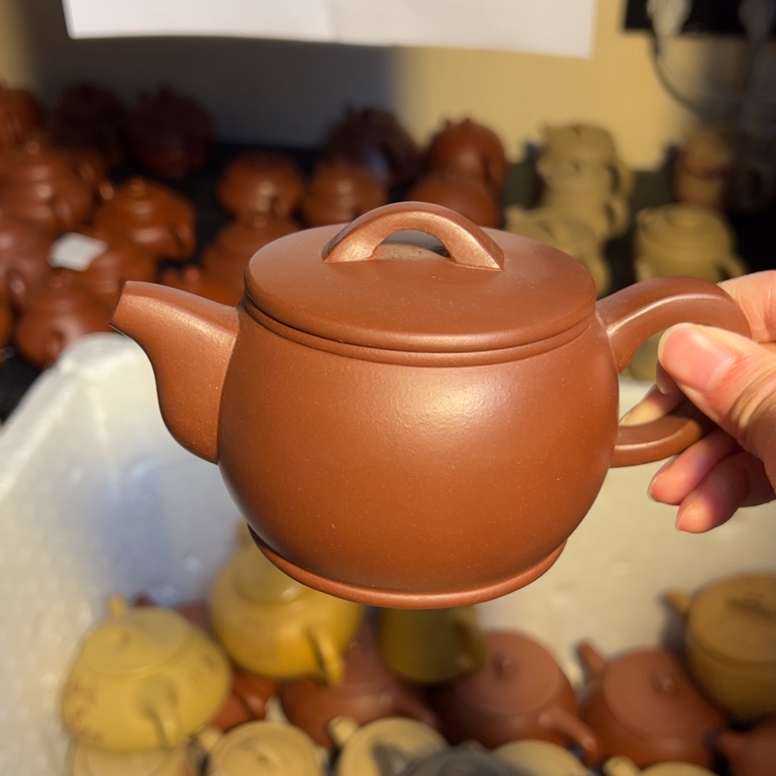紫砂茶壶宜兴紫砂壶中曹青