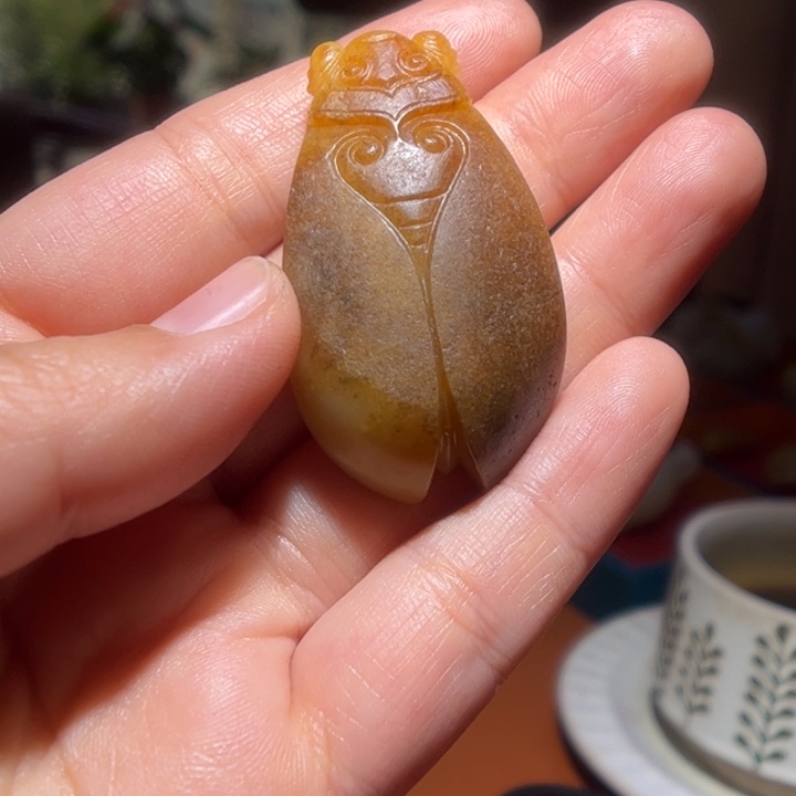 美***生和田玉未镶嵌颈饰