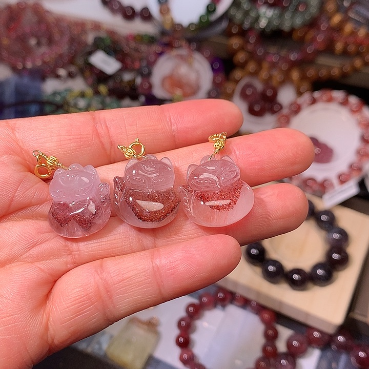 水晶颈饰未镶嵌多样性发一