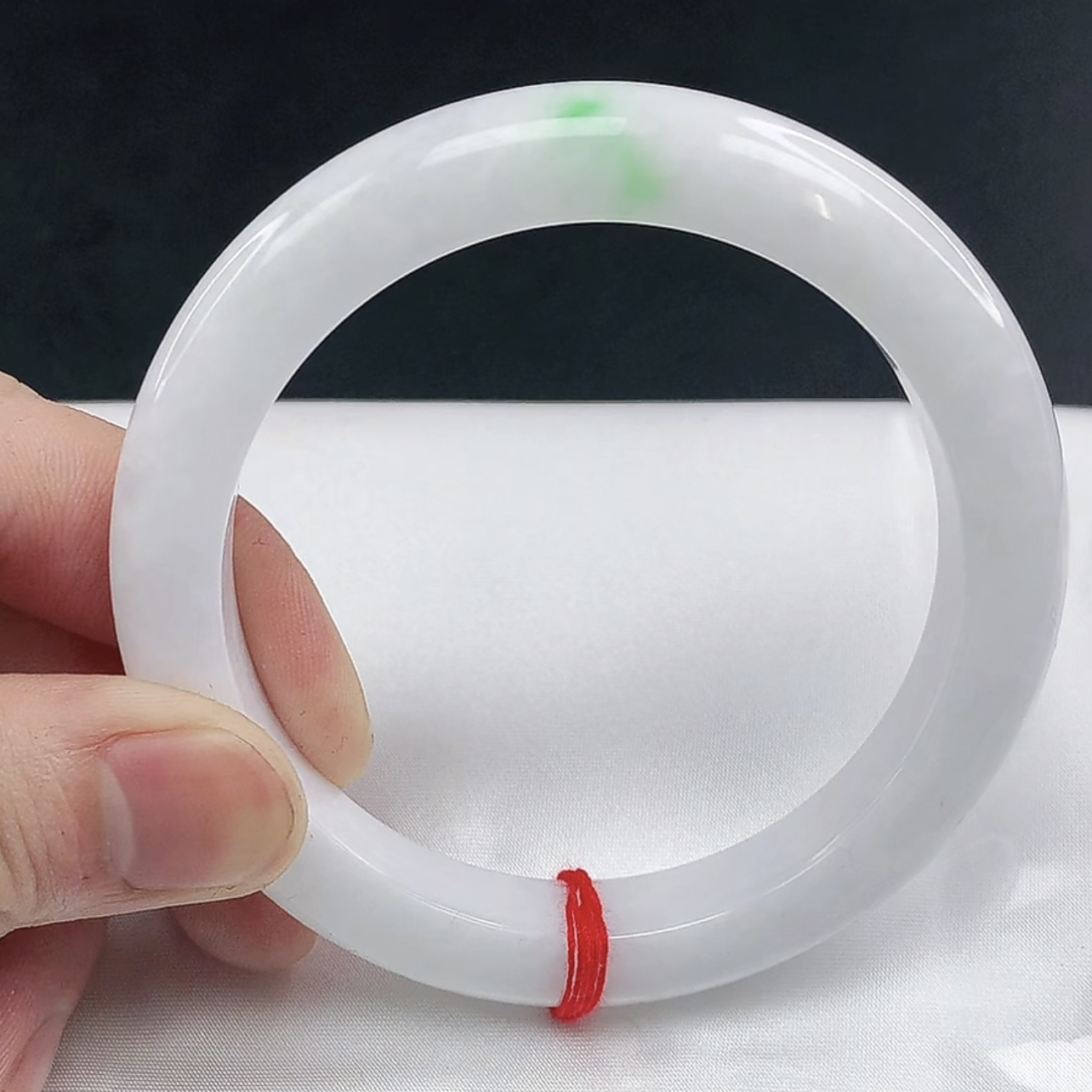 缅甸天然翡翠a货手镯，圈59（4017）正