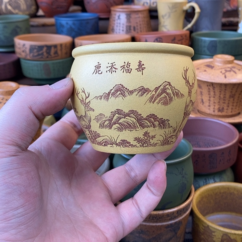 【闪购商品】紫砂杯子宜兴全手工紫砂杯