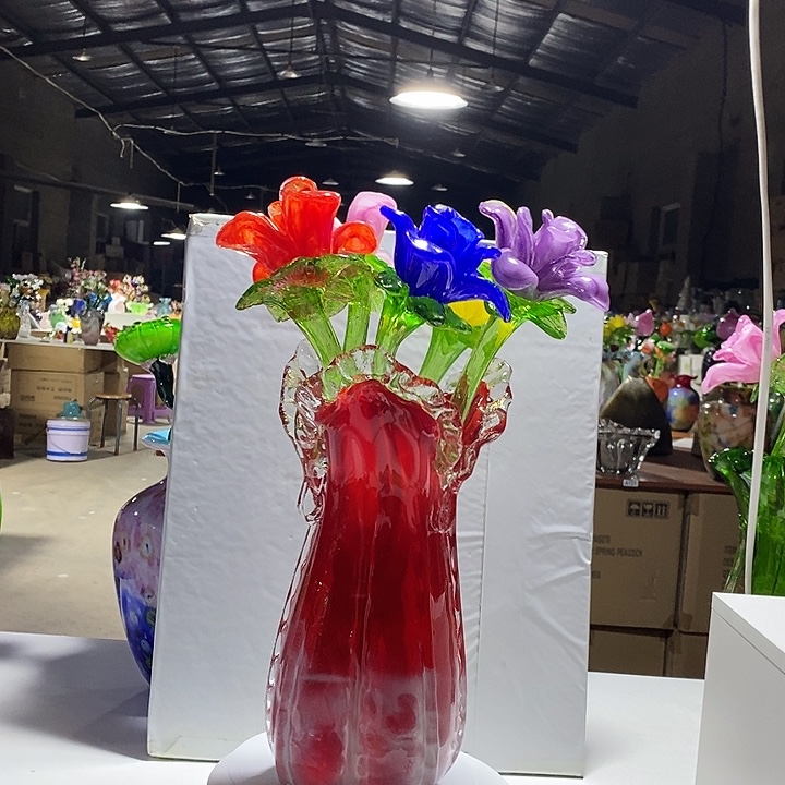 5支花加瓶高45厘米宽12厘米