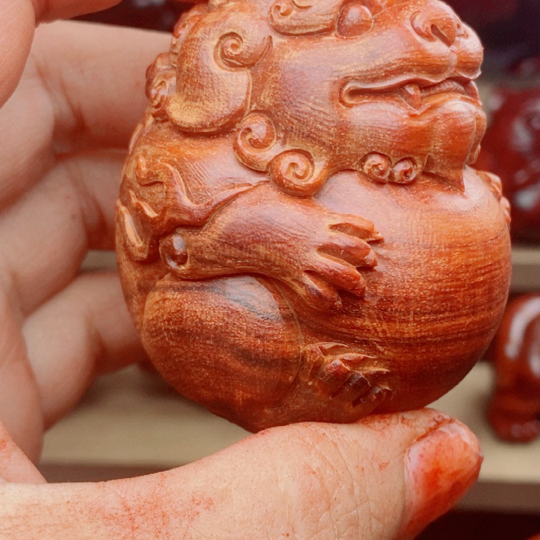 用***6把件小叶紫檀檀香紫檀