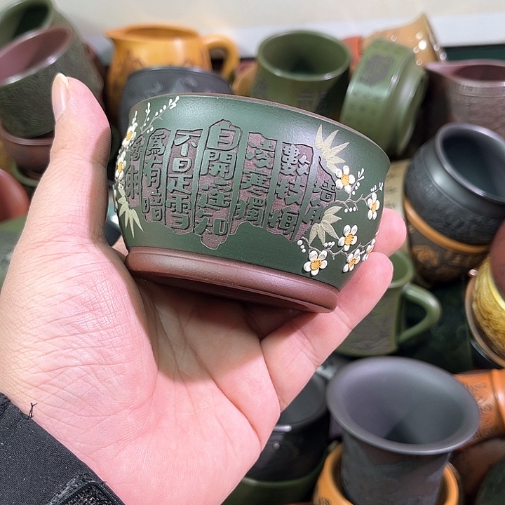 茶杯紫砂全手工紫砂主人杯