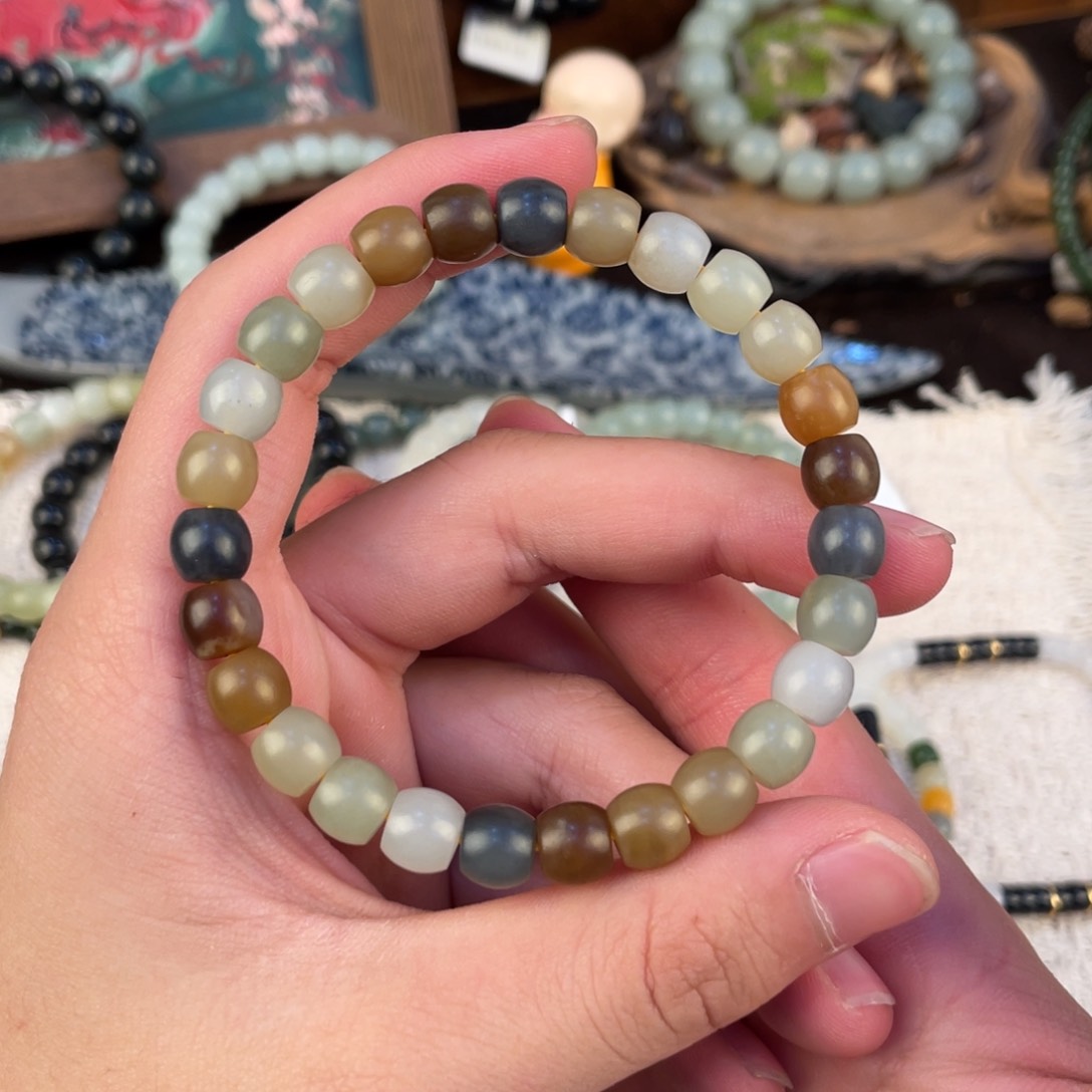 未镶嵌手链和田玉我**家