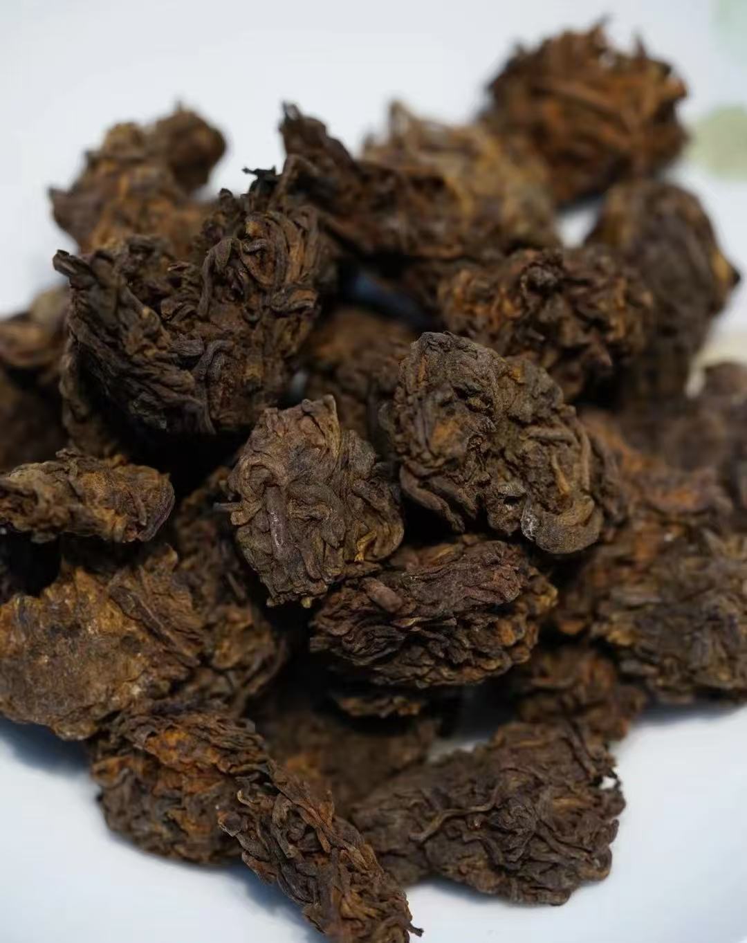 普洱茶   曼松  熟茶 茶头