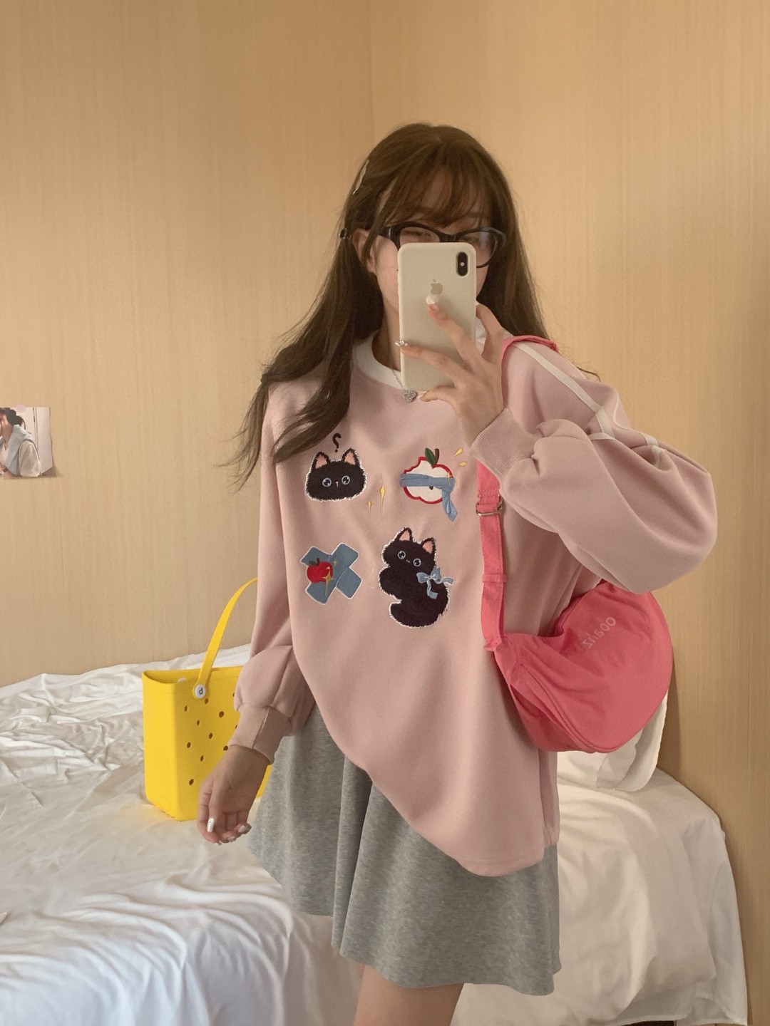 直播0号链接新春款卫衣19-29针织时尚休闲百搭印花潮品甜美卡通