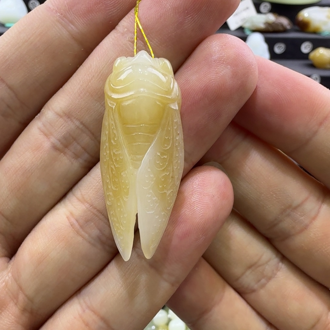 和田玉未镶嵌吊坠(赠链)新疆和田玉